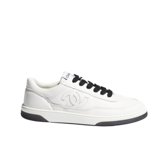 샤넬 스니커즈 카프스킨 & 화이트