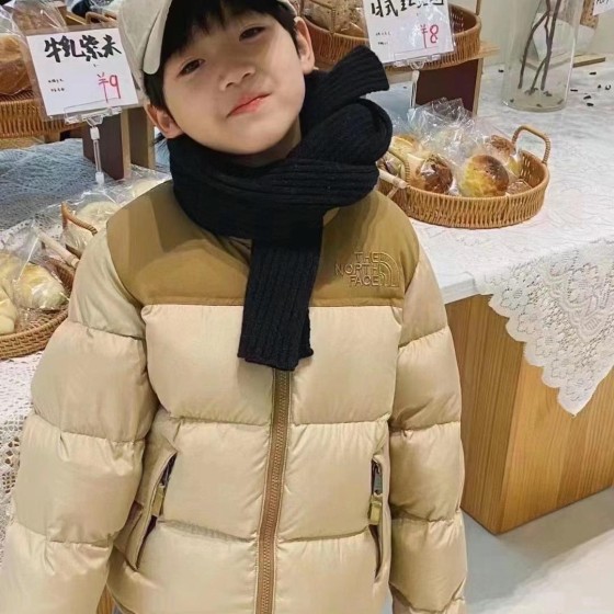 노스페이스 키즈 눕시 700 무광 숏 패딩