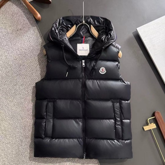 몽클레어 클래식 알파벳 남여공용 후드 조끼